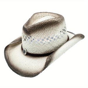 Tino Toyo Straw Braided Band Western Drifter Cowboy Hat