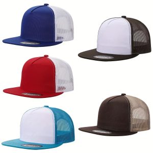 5 Pcs Men's Trend Baseball Caps: Personalized Baseball Caps Often Have A Unique Pattern Or Text, These Design Details Not Only Show The Wearer's Personality, But Also Make The Cap Itself A Way Of Self-expression.