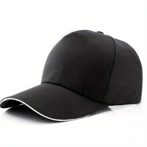 10pcs Adjustable Baseball Caps - Cotton Blend, Perfect for Daily Wear & Outdoor Sports